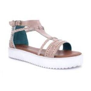 BedStu Roan Posey Pecan Epica Women's Platform Sandals Sz 10 Tomato Girl